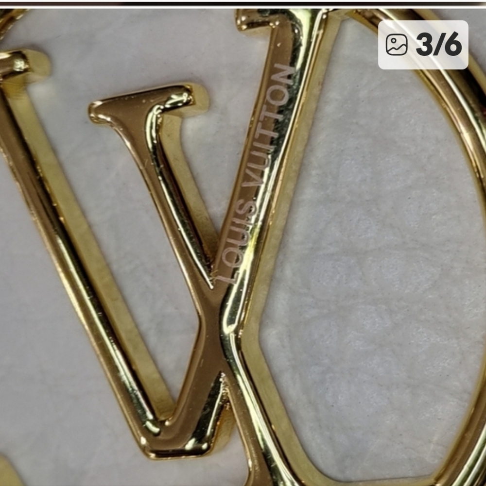 JUMBO Size Luxury Brand Hoop Earring In Gold Color Exact Match 🔥💥🫦💯🩷✨️👍. - Picture 5 of 7